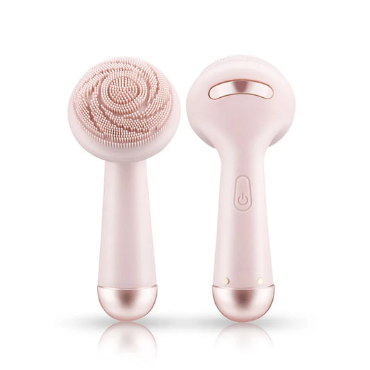 4-in-1 Electric Silicone Facial Cleansing Brush & Massage Roller