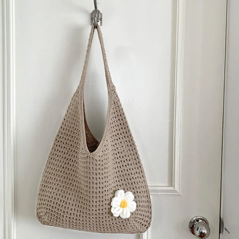 Luxury Bohemian Crochet Tote