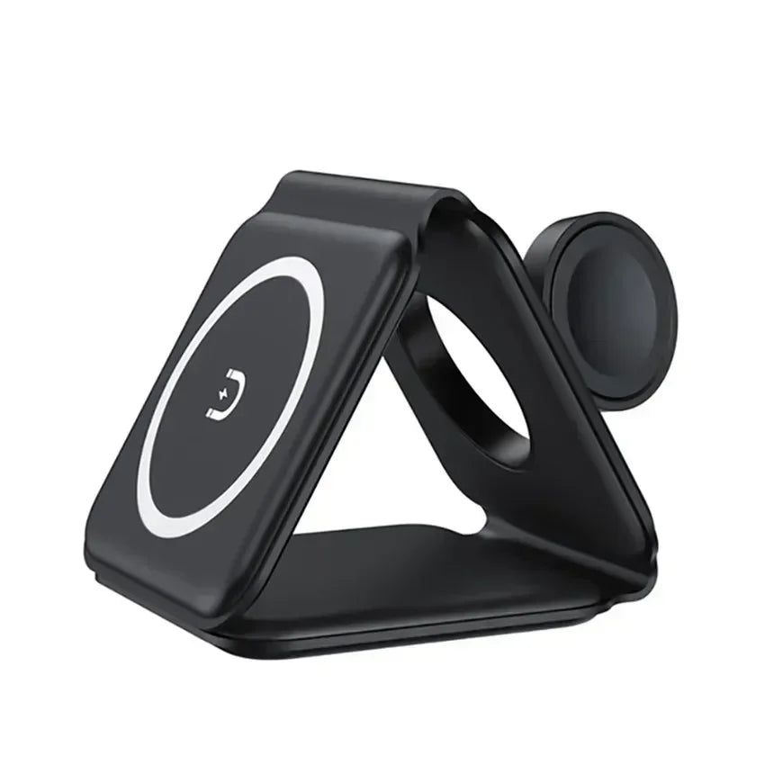 3-in-1 Foldable Magnetic Wireless Charging Station for iPhone & Apple Watch - 17