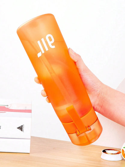 800ml Fruit Scented Water Bottle with Flavor Pod & Straw - Leak Proof