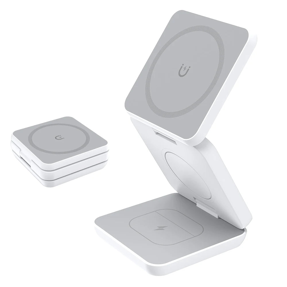 3-in-1 Foldable Magnetic Wireless Charging Station for Apple Devices - 14