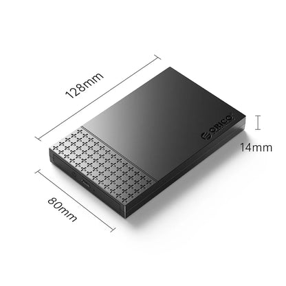 ORICO 2.5" USB-C Hard Drive Enclosure SATA to USB 3.1 SSD/HDD Adapter Case
