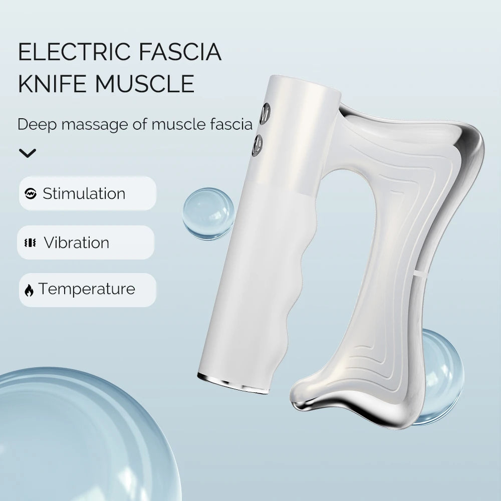 Electric Heated Gua Sha Muscle Scraper Massager
