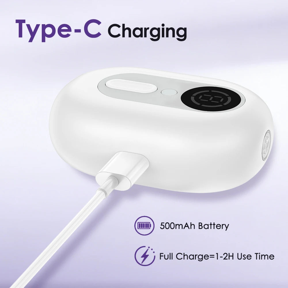 4-in-1 Electric Nail Clipper with UV Lamp and Precision Polisher