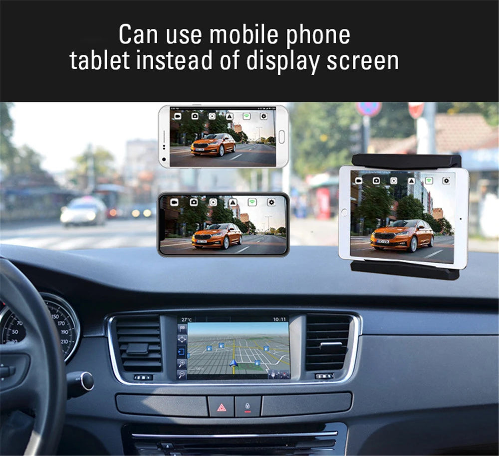 HD Wireless WiFi Backup Camera - Waterproof Car Rear View Camera for iOS & Android