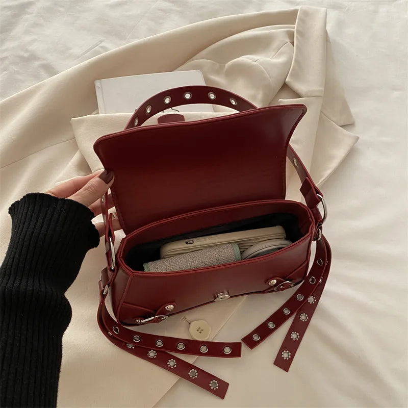 Luxury Trendy Rivet Shoulder Bag