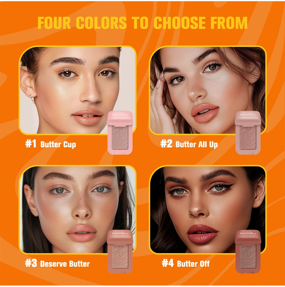 Waterproof Matte Butter Bronzer & Face Contour Powder