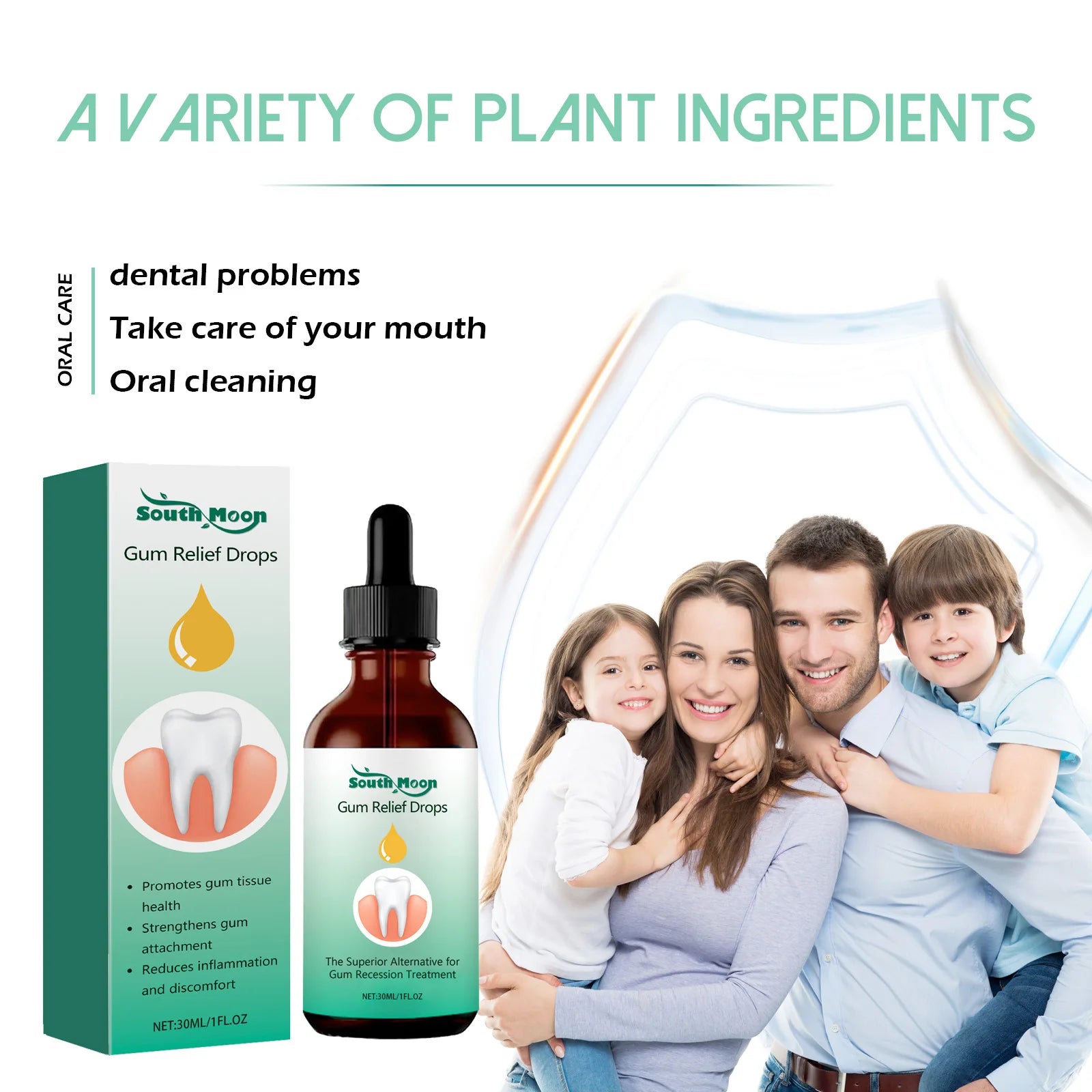 Herbal Toothache and Gum Relief Drops - Oral Care Solution for Pain and Sensitivity - 4