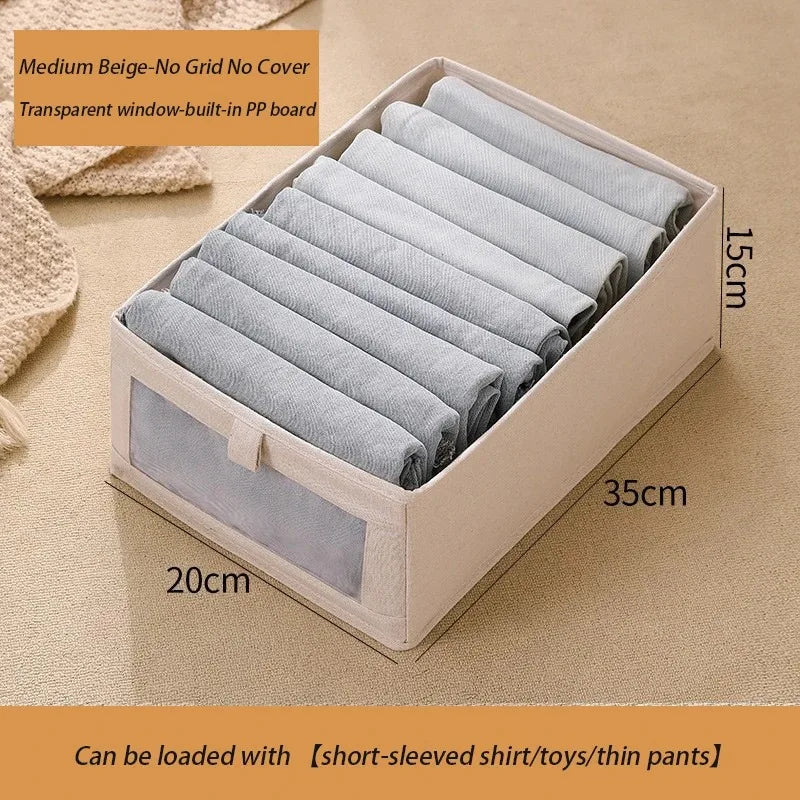 Foldable Wardrobe Clothes Organizer - Closet Drawer Divider - 14
