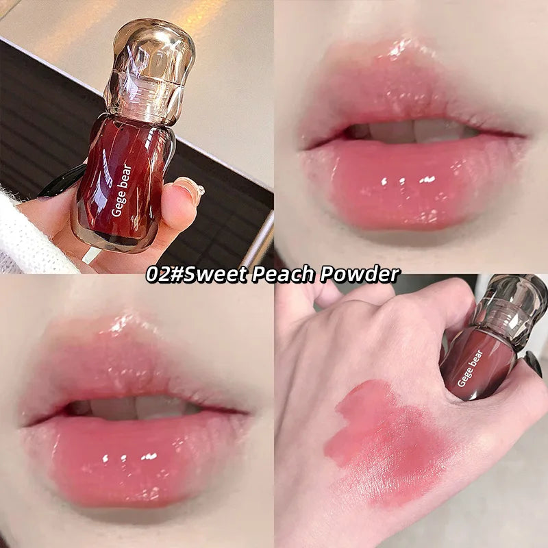 Crystal Gloss Hydrating Lip Tint - Long-Lasting Mirror Finish Plumper