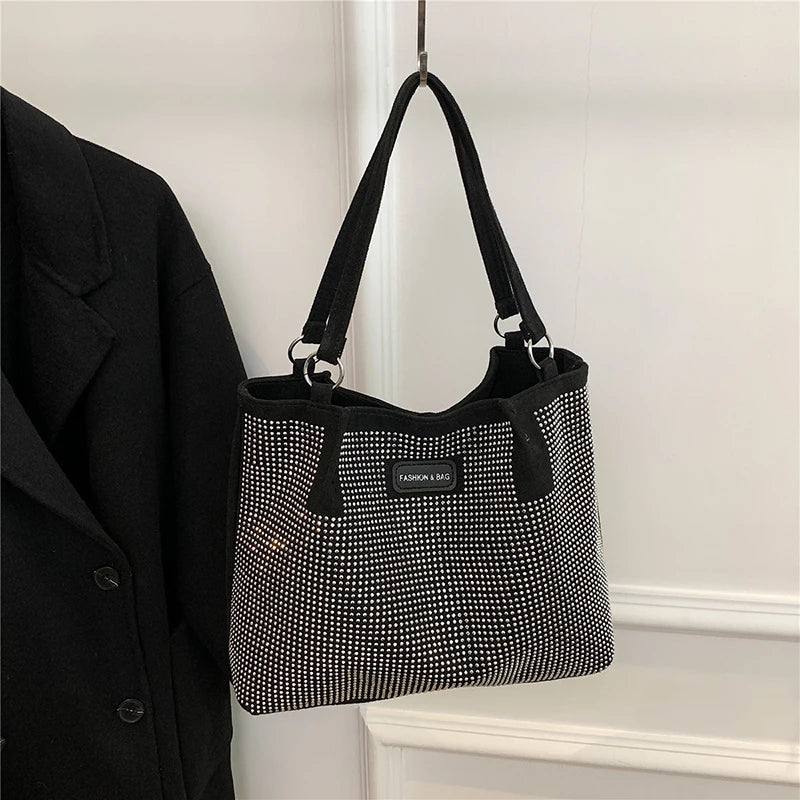 Luxury Diamond Quilted Shoulder Bag