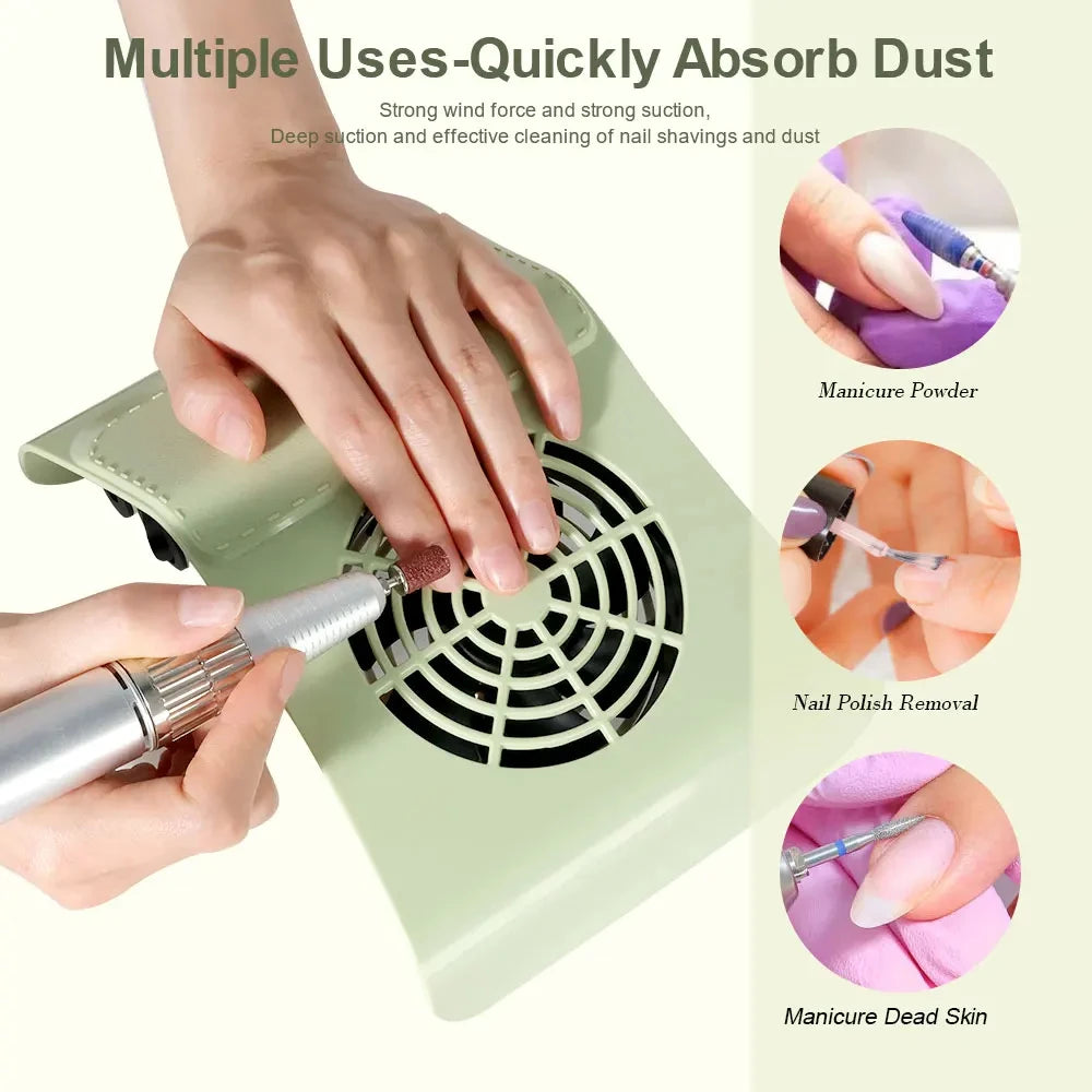Professional Nail Dust Collector - Quiet Manicure Vacuum - 1