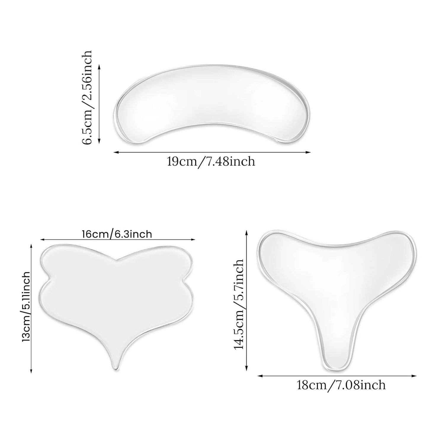 Anti-Wrinkle Silicone Chest Pad - Reusable Smoothing Skin Care Patch