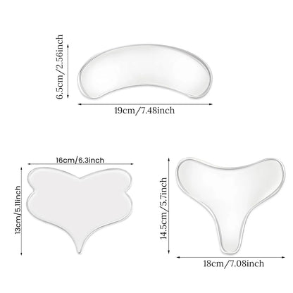 Anti-Wrinkle Silicone Chest Pad - Reusable Smoothing Skin Care Patch