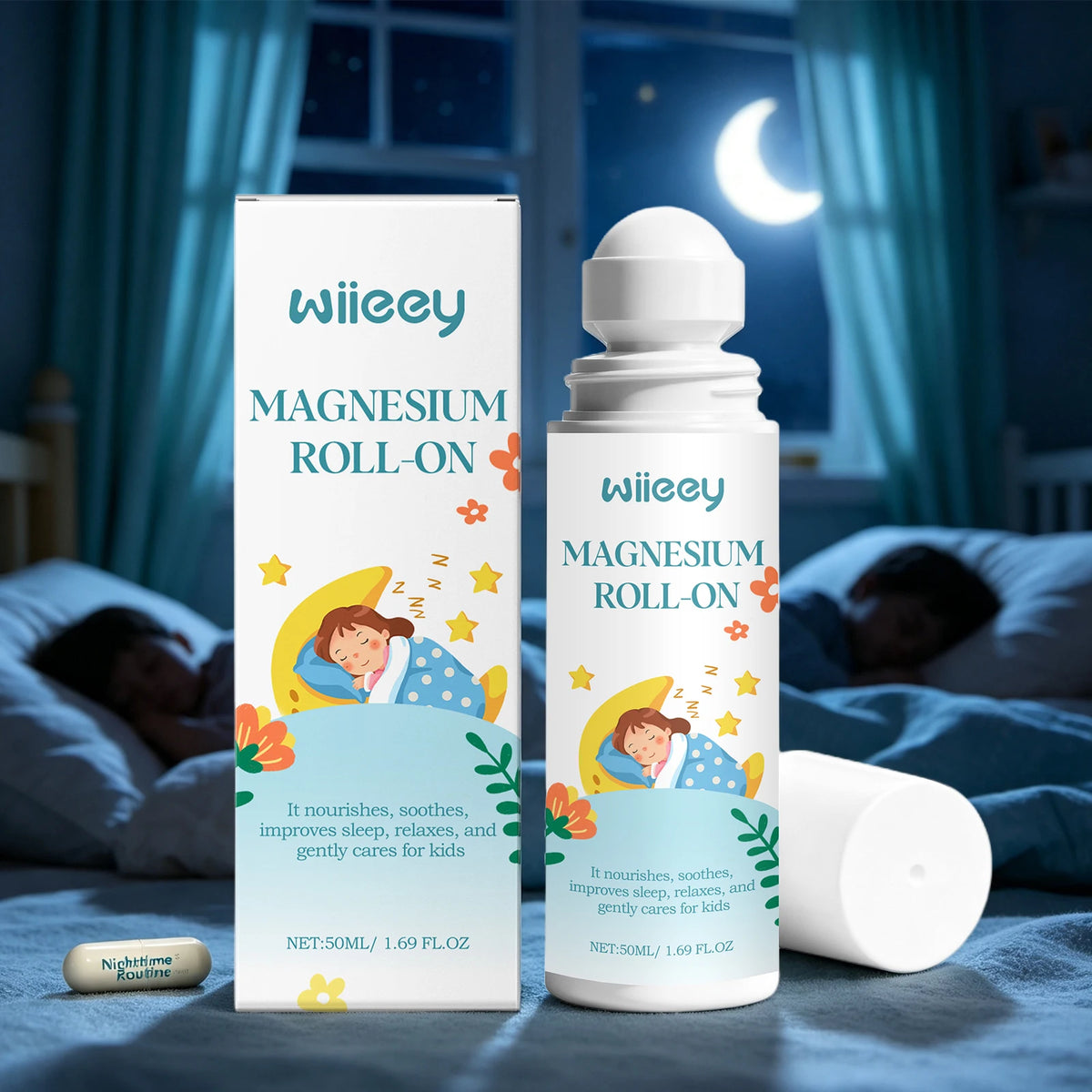 Natural Magnesium Roll-On for Kids Sleep & Relaxation Support