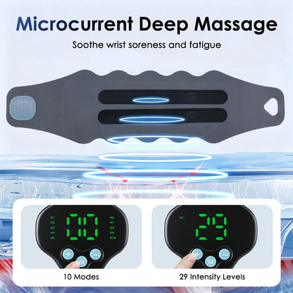 Electric EMS Wrist Massager for Carpal Tunnel & Muscle Fatigue Relief