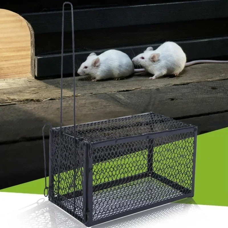 Reusable Metal Rat Trap Humane Catch & Release Mouse Cage - 2