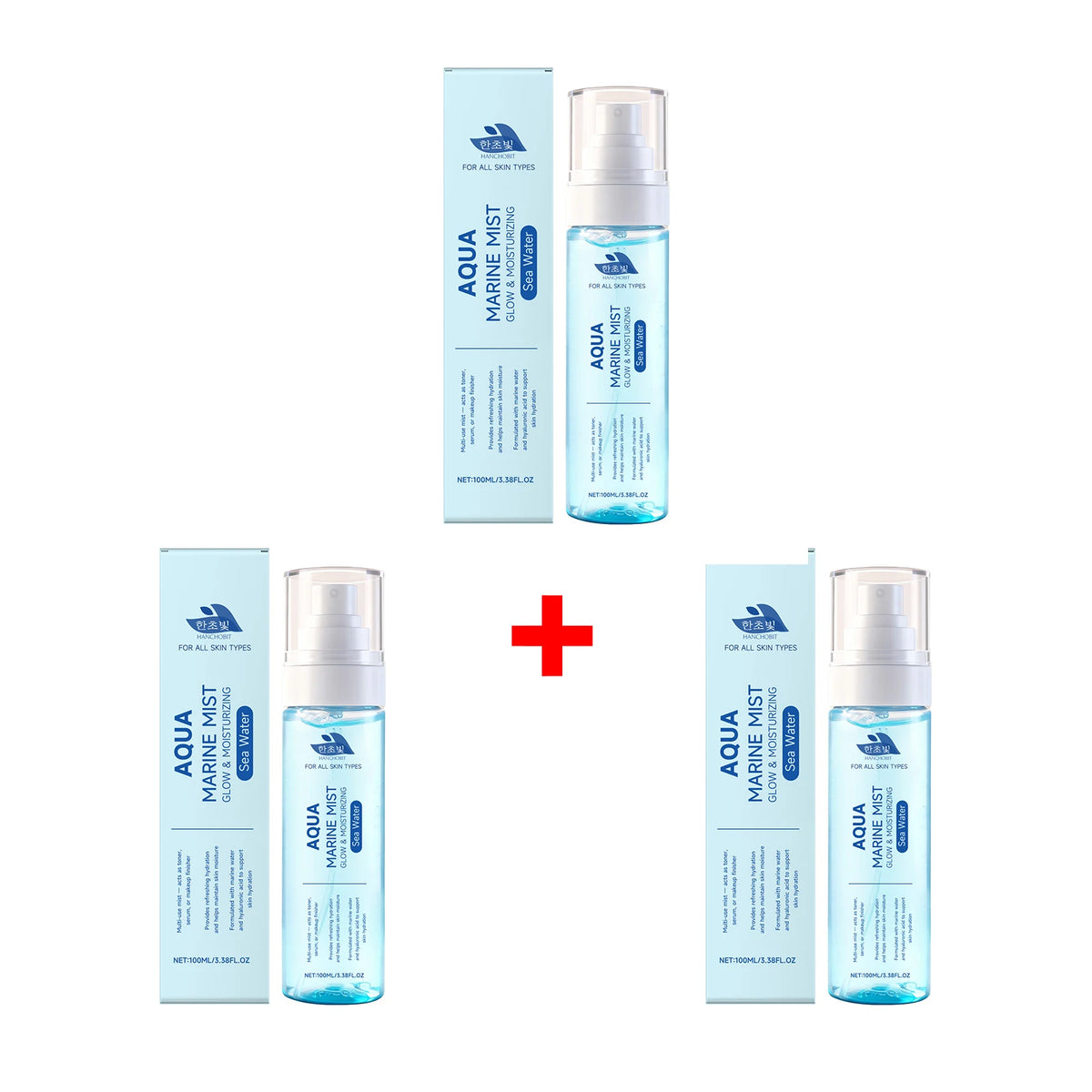 Marine Glow Hydrating Face Mist with Hyaluronic Acid for Dry Skin