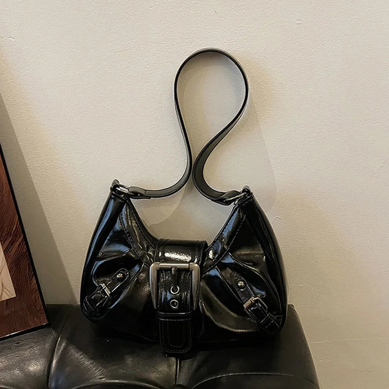 Luxury Retro Pleated Hobo Bag
