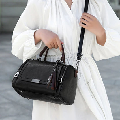Luxury Tassel Boston Tote