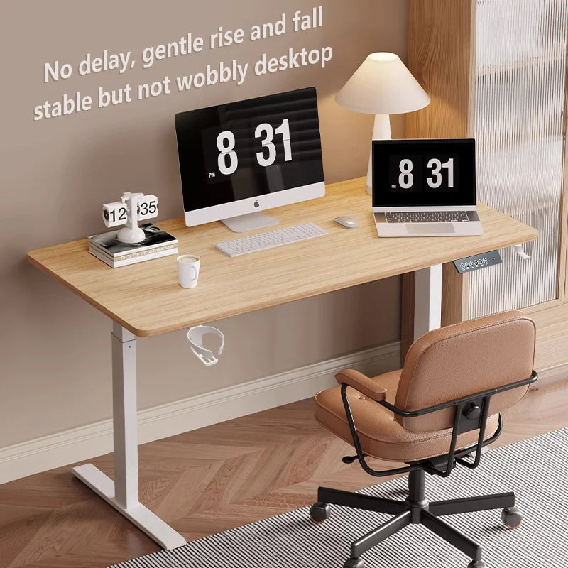 Electric Height Adjustable Standing Desk - Motorized Sit-Stand Home Office - 13