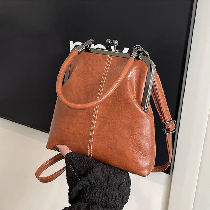 Luxury Vintage Kiss Lock Bag