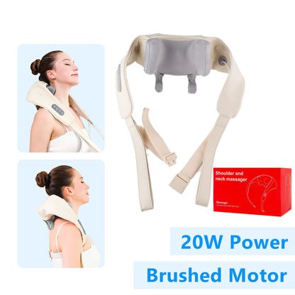 Brushless Neck & Shoulder Massager for Deep Trapezius Relief