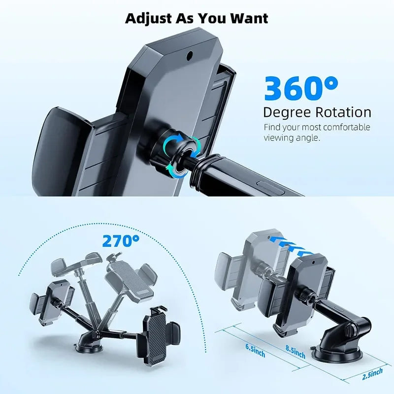Gravity Air Vent Car Phone Holder - Secure Hands-Free Mount for Smartphone - 4