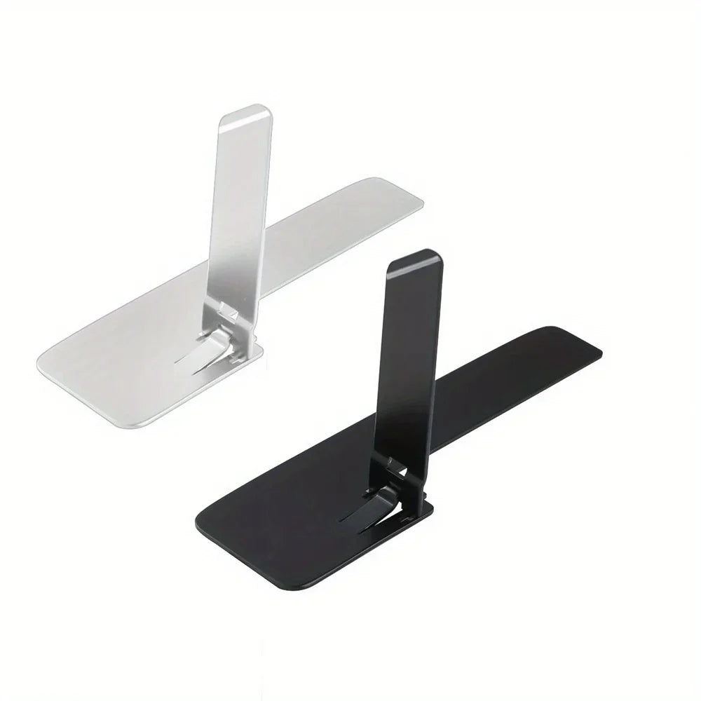 2pcs Ultra-Thin Invisible Phone Kickstand - Universal Folding Metal Desk Stand