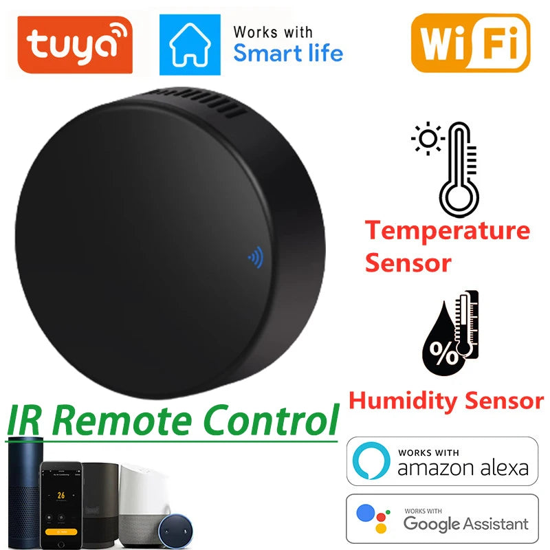 WiFi Smart IR RF Universal Remote Control for Home Appliances & Voice Control