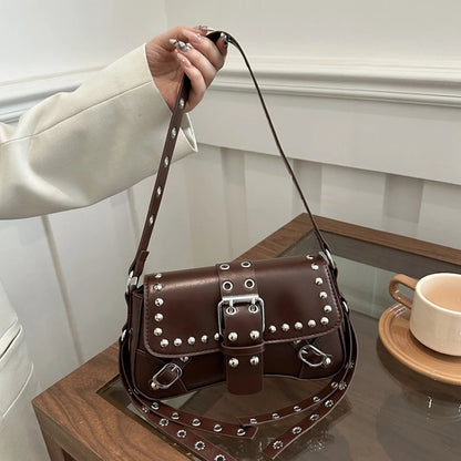 Luxury Trendy Rivet Shoulder Bag