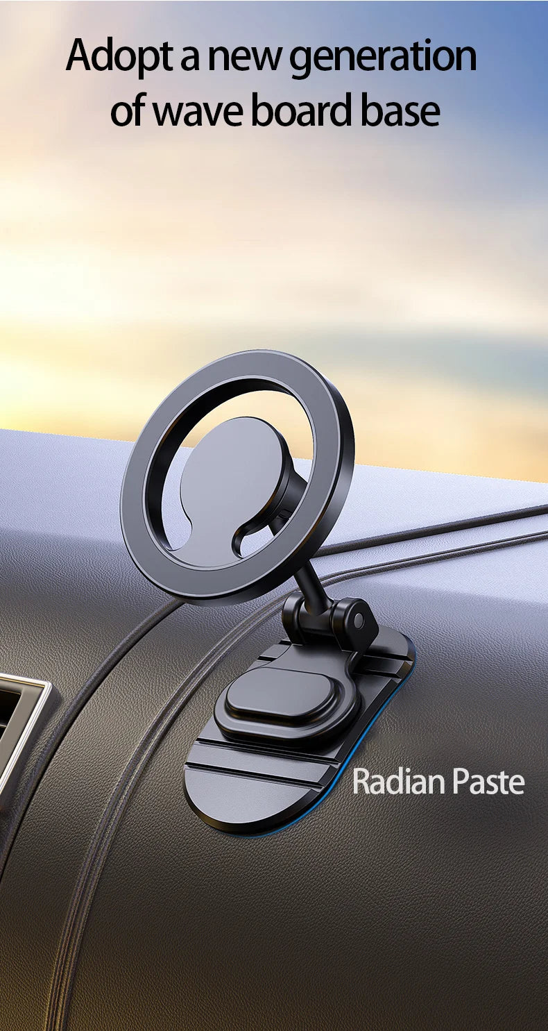 1040° Rotation Magnetic Car Phone Mount for iPhone 16 15 14 13 12 & Android - 9