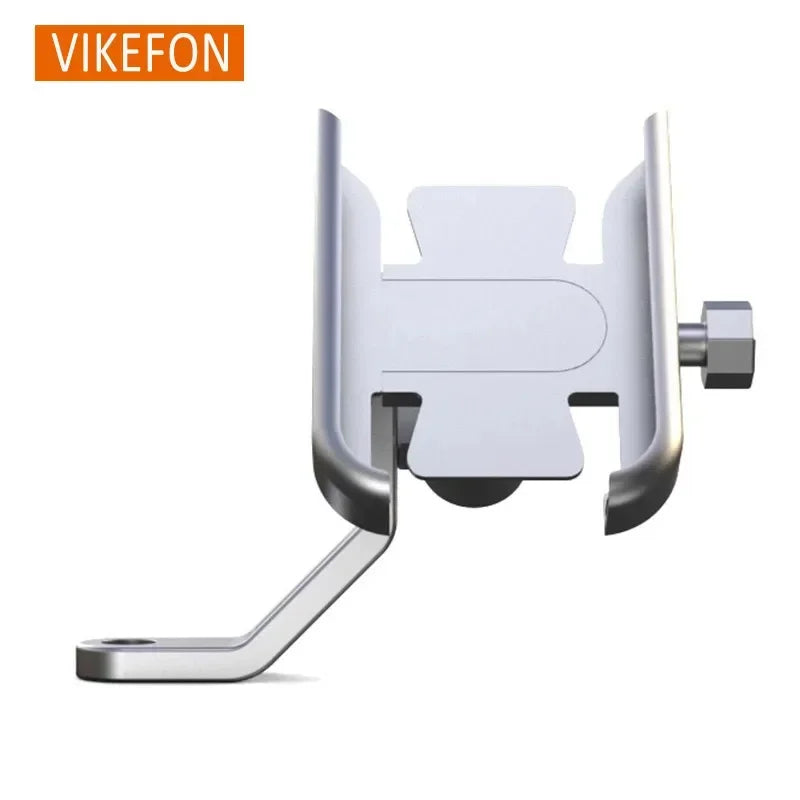 Heavy-Duty Aluminum Motorcycle & Bicycle Phone Mount - Secure GPS Holder