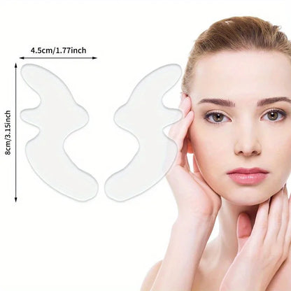 Reusable Silicone Facial Patches for Smile Lines & Anti-Wrinkle Skin Lifting