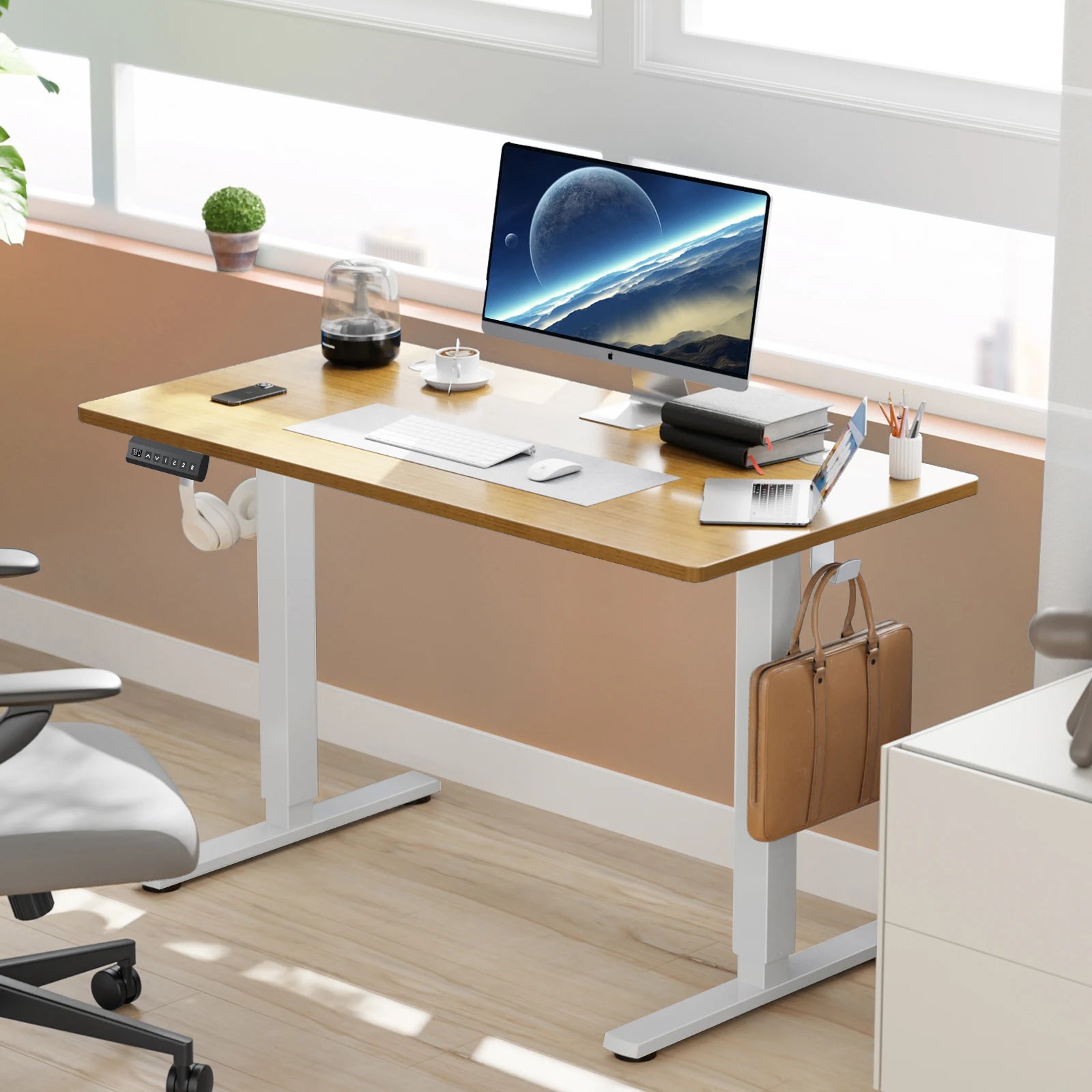 Electric Standing Desk 40x24 Height Adjustable Sit-Stand Computer Table - 14