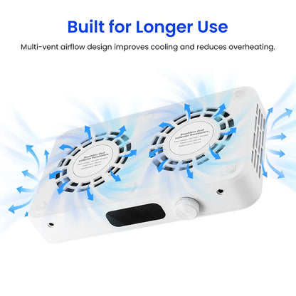 5-Speed Brushless Dual Turbo Nail Dust Collector