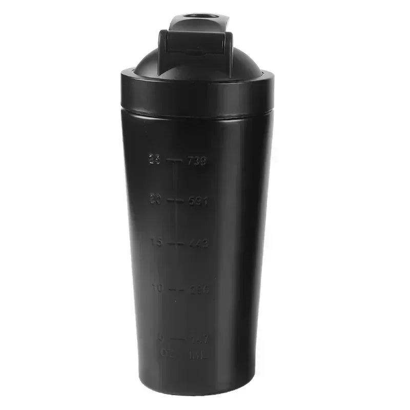 Stainless Steel Sports Protein Shaker Bottle - 500ml & 750ml Leakproof - 15