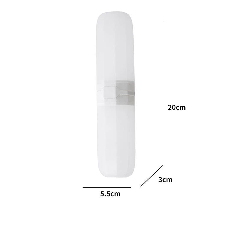 Portable Travel Toothbrush & Toothpaste Holder Case - Eco-Friendly Storage - 28