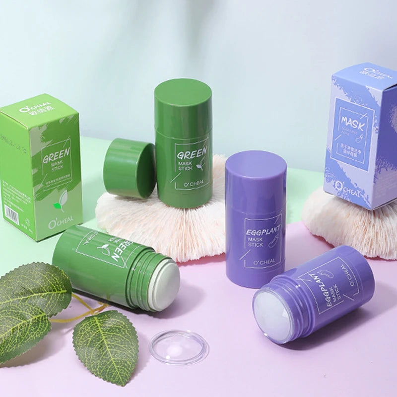 Solid Cleansing Face Mask Stick - Deep Pore Oil Control & Moisturizing
