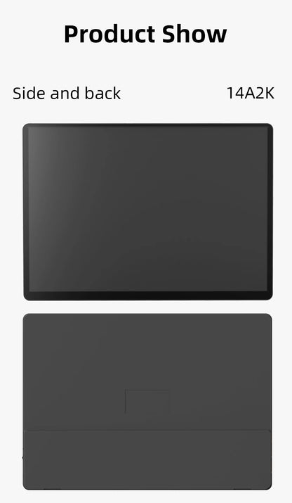 14-Inch 2K Portable Monitor - Ultra HD 60Hz Laptop & Gaming Screen