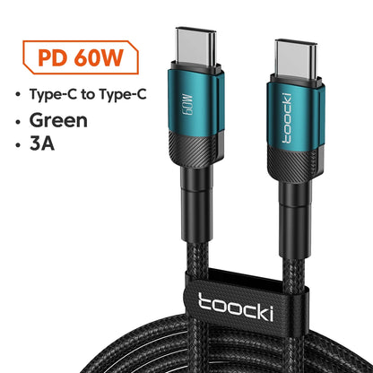 100W USB-C to USB-C Fast Charging Cable - 5A Power Delivery Cord