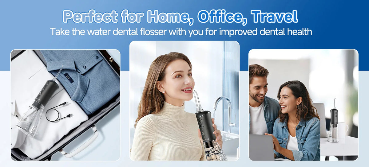 Portable Electric Nasal Irrigation & Oral Irrigator Combo Set