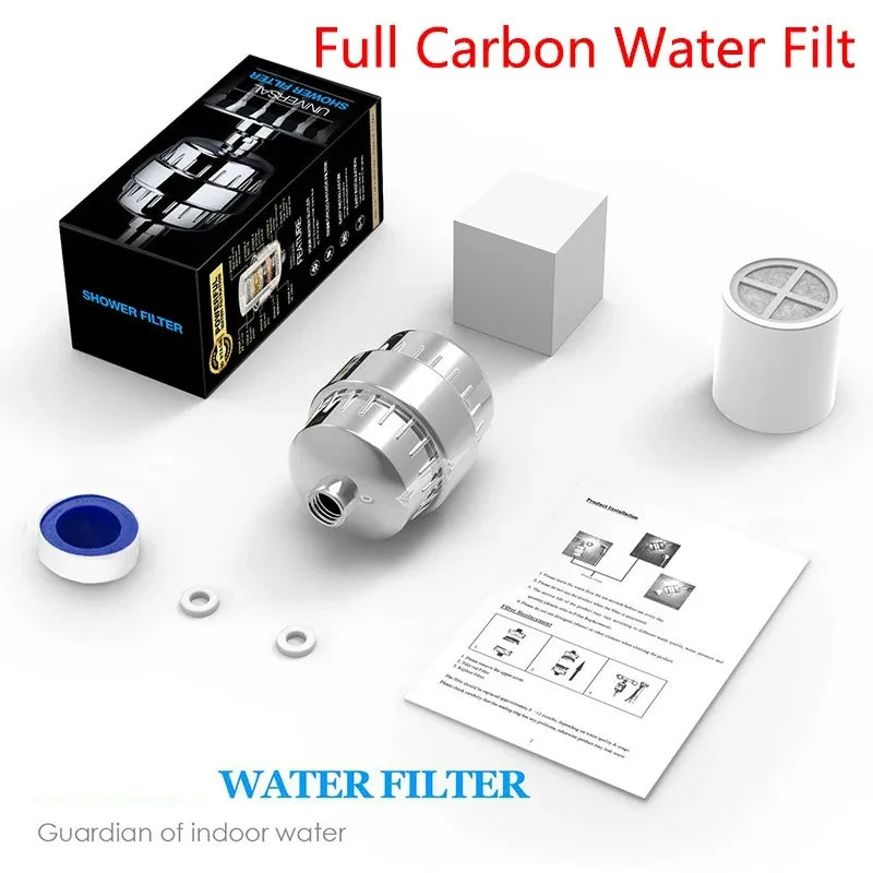 15-20-Stage Shower Filter for Hard Water - Chlorine & Metal Purifier - 13