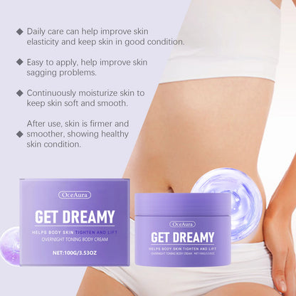 OceAura Get Dreamy Firming Body Cream - Skin Tightening & Collagen Lotion