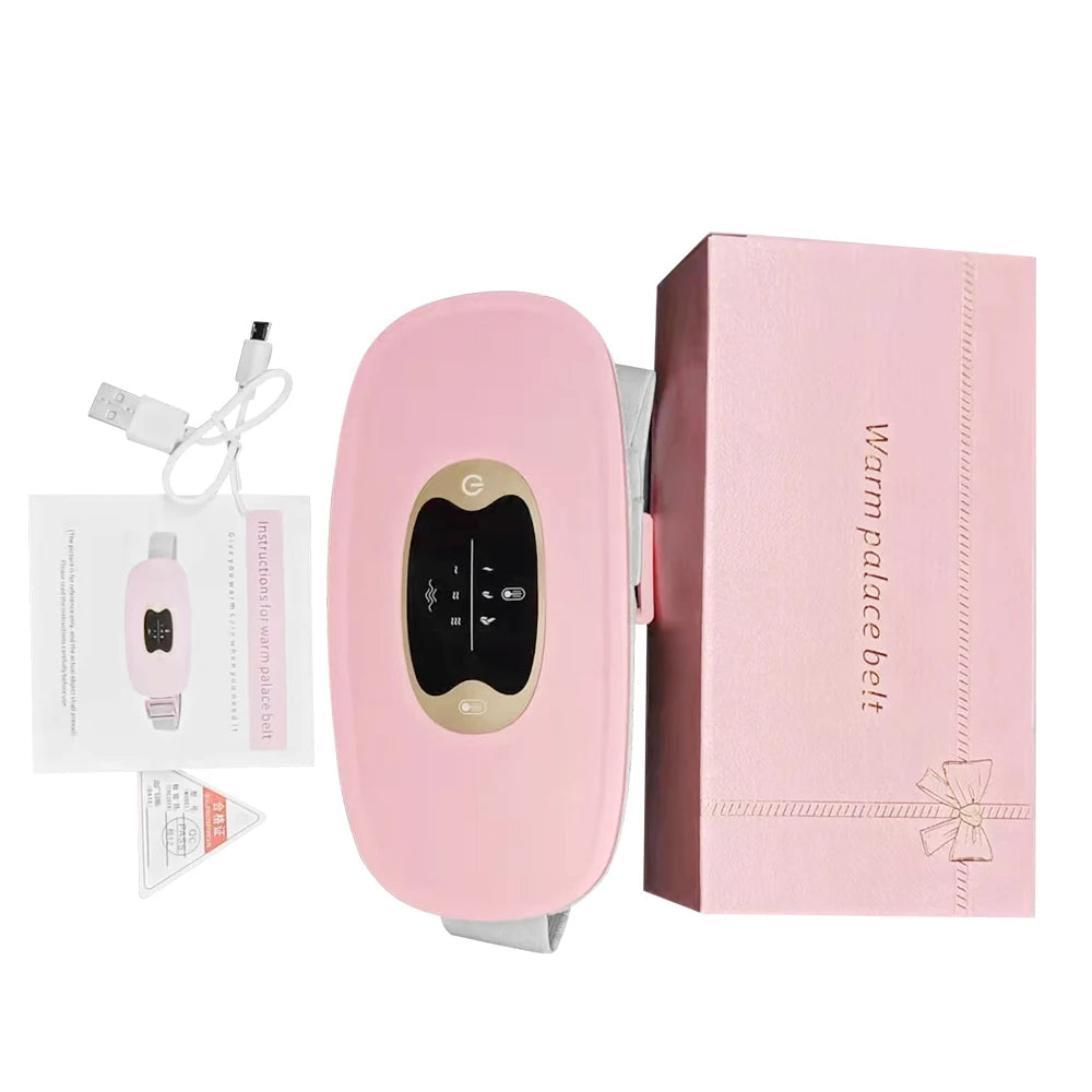 Electric Menstrual Cramp Relief Heating Pad Waist Belt