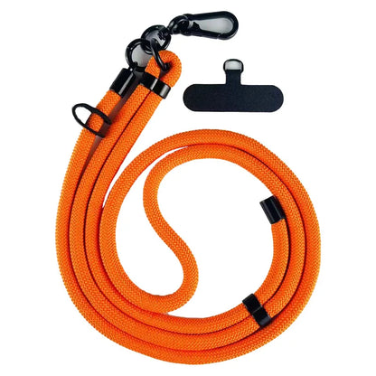 Universal 8mm Crossbody Phone Lanyard - Adjustable Detachable Neck Strap