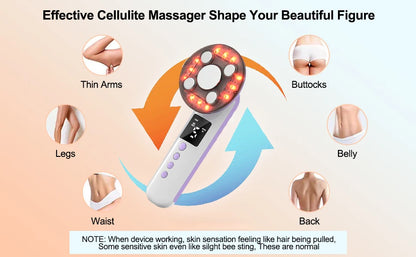 3-in-1 Ultrasonic Body Slimming, Cellulite Remover & Skin Tightening Massager