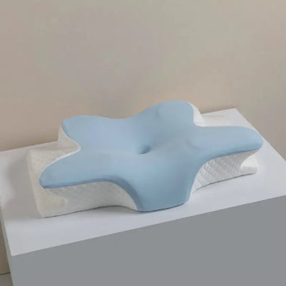 Cooling Memory Foam Cervical Pillow for Neck Pain & Comfortable Sleep