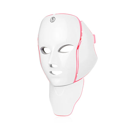 Wireless 7-Color LED Light Therapy Face & Neck Mask