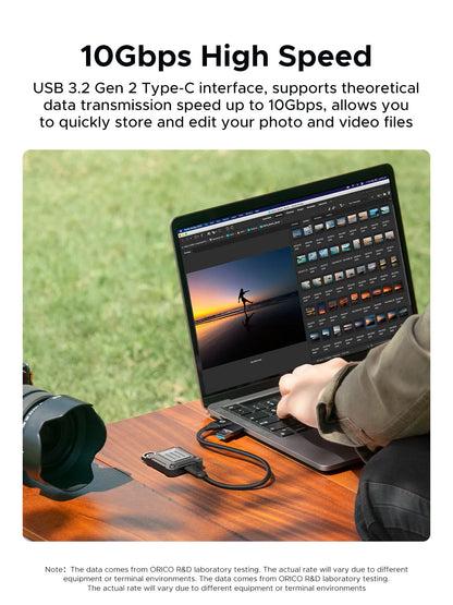 M.2 NVMe SSD Enclosure 2230 - 10Gbps Portable External USB-C Case